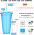 Suertestarry 10 pack) Tumbler with Straw and Lid,Water Bottle Iced Coffee Travel Mug Cup,Reusable Plastic Cups,Perfect