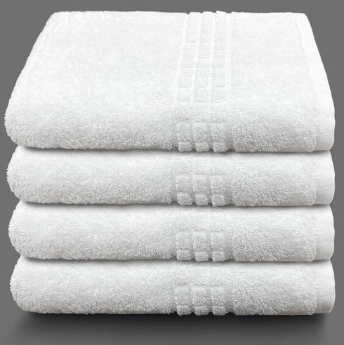 Beachland Terry Bath Towel Set 28" x 56" - 100% Ring-Spun Cotton