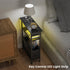 1 Creso hom Narrow Side Table with Charging Station and LED Light, Small End Table with Fabric Drawer, Skinny