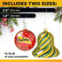 Leafeon 300 Pack Christmas Ornament Hooks - Essential Gold Green Silver Hanger for Christmas Ornament Hooks