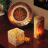 Pavilion Gift Company A Mother's Love Glass Cylinder Candle Holder, 6", Brown, Beige