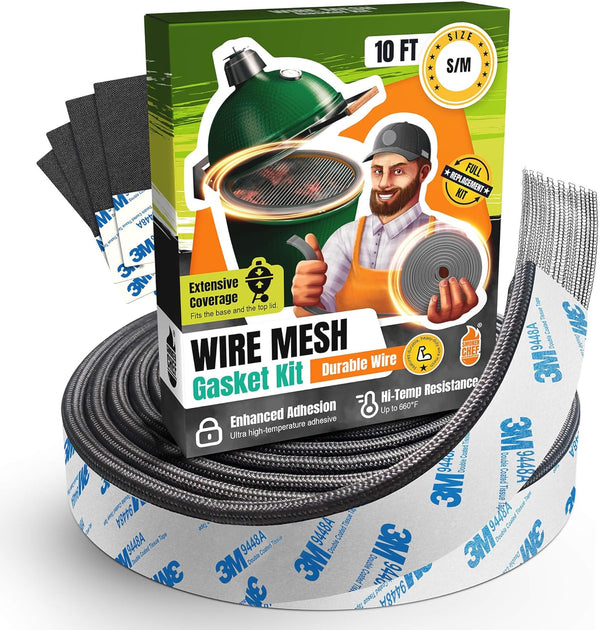 Gasket for Big Green Egg S/M - 10 FT Wire Mesh Gasket