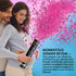 2 Gender Reveal Confetti Powder Cannon - Biodegradable Blue & Pink Poppers for Baby Shower Party Decorations - He