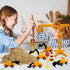 21pcs Bulldozer Morofme Construction Cake Toppers Vehicles Cake Decorations Truck Excavator Tower Crane Cupcake Topper