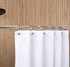 Luxury S Shower Curtain Hooks, 12-Pack, Hotel Quality Silver Chrome Finish, Non-Slip Ball End
