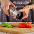 Pepper Grinder or Pepper Mill - Manual Salt Grinder Refillable with Adjustable Coarseness