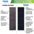 VEVA Premium HEPA Filter with 8 Activated Carbon Pre Filters, Compatible with Fellowes AeraMax