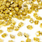 DomeStar 150PCS Fake Gold Ice, Acrylic Ice Nuggets for Table Scatter and Party Decoration
