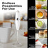 Bean Envy Handheld Milk Frother for Coffee - Electric Mini Drink Mixer Whisk & Coffee Foamer Wand with Stand for