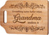 Engraved Bamboo Cutting Board for Grandma, 12.3"L x 8.7"W x 0.4"Th, Birthday Gifts from Grandkids