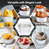 EUSOAR Dessert Cups with Lids, 25pcs 5oz Disposable Ramekins, Aluminum Foil Mini Cheesecake Containers for Wedding Party