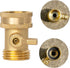 Xiny Tool Brass Garden Hose Shut Off Valve, Heavy Duty 3/4 Inch Solid Brass Garden Hose Shut Off Valve with 4 Extra Rubber Washers (4) by Xiny Tool