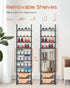 CASAMAYA 10 32 SRT210B01 Shoe Rack, Tier Metal Shoe Organizer, DIY Tall Shoe Storage Shelf for Pairs of Shoes
