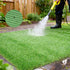 THREE ORANGES 47x31IN, 1.38" Artificial Grass Mat Thick Realistic Dog Potty Grass with Drainage, Cuttable Fake Grass