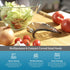 Salad Hands - Space Saving Salad Tongs for Serving, Dishwasher Safe, One Pair