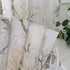 Tollpiz Floral Short White Sheer Tier Curtains, Set of 2 Panels, 30 x 24 inches, Flower Print Vine Embroidery for