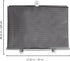 Blackout Blind Curtains with Suction Cups, No Drill Cordless Temporary Roller Shades for Windows, 23''W x49''H, Black