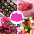 100PCS Foil Candy Wrappers, 4 x 4 Inch Candy Wrappers, Rose Foil Candy Wrapper for Chocolate Bar Wrappers for DIY Candies, Chocolate, Cake (Rose) by Copzievkae