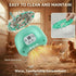 2 Sets 5 Enhon Chicken Coop Heater, Timing Heat Lamp for Chickens, Smart Temperature Control Chicken Brooder Heater