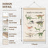 Set 3 16x12 Inch, of Dinosaur Posters Hanger Frame, Educational Artwork for Toddlers, Dinosaur Canvas Wall Art Kids
