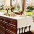 72 inches Country (15x72 inch) yuboo Beige Boho Table Runner Long, Spring Rustic Farmhouse Dresser Runners Cover Top