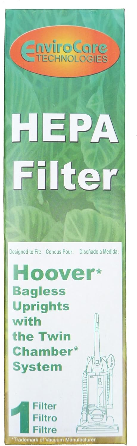 EnviroCare Replacement HEPA Vacuum Cleaner Filter for Hoover Windtunnel Empower & Savvy Bagless Uprights