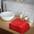 The Holy South 11" 18" Set (6, Fringed Reversible Fingertip Hand Towel (Size W x L) Terry Cotton Washcloth for Face