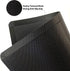 WK Extra Thick Foldable Cutting Boards with Lip, Flexible Plastic Cutting Board Mats for Kitchen, Black Cutting Boards for Meat, Nonslip Cutting Mats, BPA Free, Dishwasher Safe, Set of 3 by WK