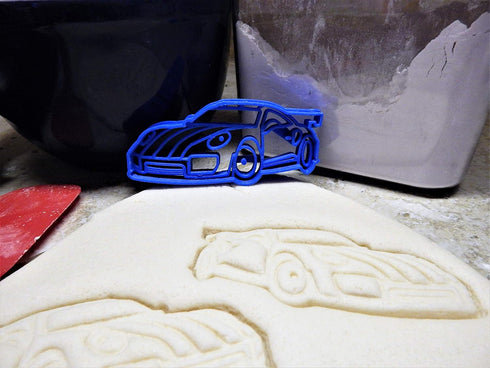 SPORTS CAR RACE RACING VEHICLE COOKIE CUTTER MADE IN USA PR2143 AUTO AUTOMOBILE.