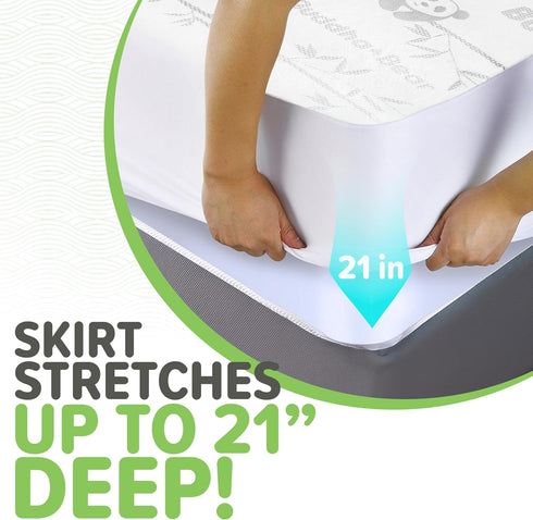 Buddha Bear Mattress Protector Waterproof | Extra Soft | (King)
