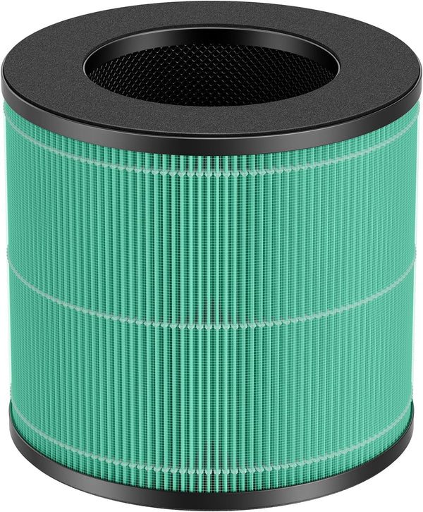 Toxin Absorber Replacement Filter for Purivortex AC300 Air Purifier, 3-in-1 True HEPA Activated Carbon