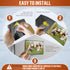 JUZARI 10 Pack 4x6 Magnetic Picture Frames for Refrigerator, Magnetic Photo Sleeves & Pockets
