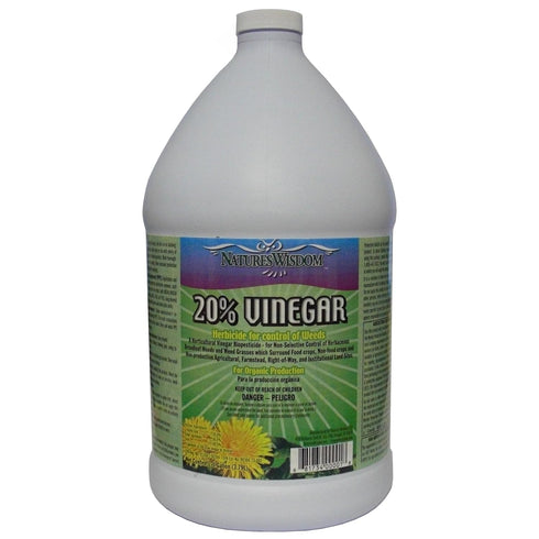 Natures Wisdom 20% Vinegar Weed & Grass Killer | Natural and Organic | 1