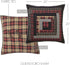 VHC Brands Rustic & Lodge Euro Sham 26x26, Chili Pepper Red Quilted Bedding Accessory