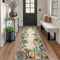 GarveeHome 2.5x8 Jungle Hallway Runner Rug, Soft Beige Animal Long Kitchen Runner