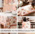 13"x70" Elrene Home Fashions Autumn Blooms Fall/Thanksgiving Console Centerpiece or Table Runner