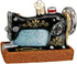 Old World Christmas Hobbies Gifts Glass Blown Ornaments, Sewing Machine for Christmas Tree