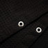 Waffle Weave Shower Curtain, Black Heavyweight Fabric, Washable & Water Repellent, 71x72 Inch Hotel Luxury Spa
