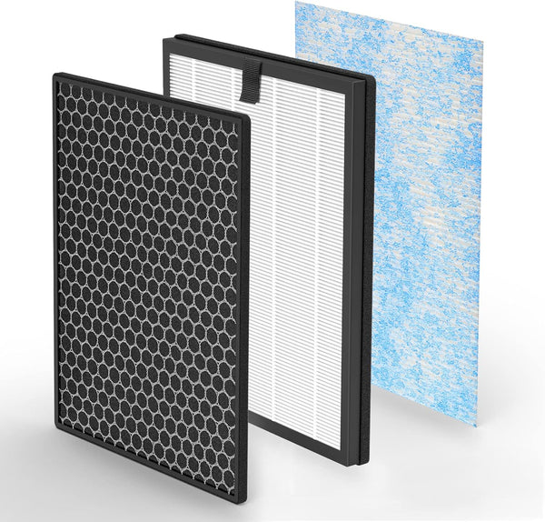 isinlive True HEPA Replacement Filter Compatible with Okaysou AirMax 8L Air Purifier, 3-in-1 H13 Filtration System