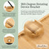 13.75 9.5) Shamrock Home Bamboo Couch Arm Table with Device Holder, Clip On Tray. for TV Dinners, Remotes, Drinks