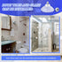 20 Pcs Suction Cups for Glass Window, PVC Clear Sucker Pads 1.73"/44mm with Cap Nut M6 Thread for Home Organization