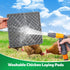 12" 12", 3 Pack Chicken Nesting Pads for Chicken Coop, Washable Laying Pads for Nesting Box, Reusable Hen Nesting Box