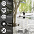 Kcelarec 1-White) Patio Side Table, Pool Composite Patio Table,HDPE End Tables for Backyard,Pool, Indoor Companion
