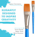Princeton Art & Brush Select Artiste Paintbrush, Size 3/4 inch, Blue