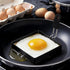 4 Pack Egg Rings for Frying Eggs, Round & Square Egg Cooking Stainless Steel, for English Muffins Pancake