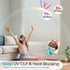 Coavas Window Privacy Film Frosted Glass Static Cling for UV Sun Blocking and Heat Control (35.4 x 78.7 Inch)