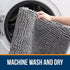 OLANLY Toilet Rugs U-Shaped 24x20, Extra Soft Absorbent Chenille Bathroom Rugs, Non-Slip Toilet Bath Mat