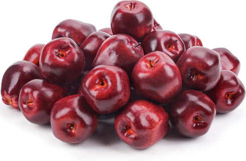 Toopify 30PCS Artificial Red Apples, Fake Fruit Lifelike Simulation Apples for Home