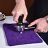 53mm Calibrated Espresso Tamper, Professional Coffee Tamper with Spring Loaded Anodized Aluminum Handle, Stainless