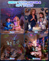 360 Rocket Night Light Projector for Kids Boys Toddlers Sensory Toys with Music&Films,Nightlight Lamp Astronaut Ceiling
